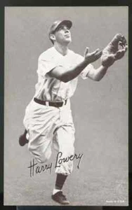 POST CARD SIZE RARE Vintage Baseball Exhibits Harry Lowery & bonus cards added - Picture 1 of 2