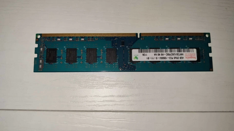 MEMORIA RAM HYNIX 1 X 4 GB 10600 1333 MHz RICONDIZIONATA TESTATA  - Immagine 1 di 1