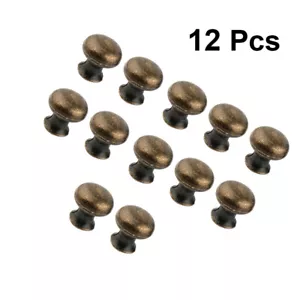 12 Pcs Alloy Drawer Knobs Cabinet Door Knobs Round Drawer Knob - Picture 1 of 11