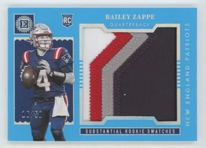 Bailey Zappe 2022 Panini Encased Substantial Rookie Sapphire RC /50 Swatches - Bild 1 von 3