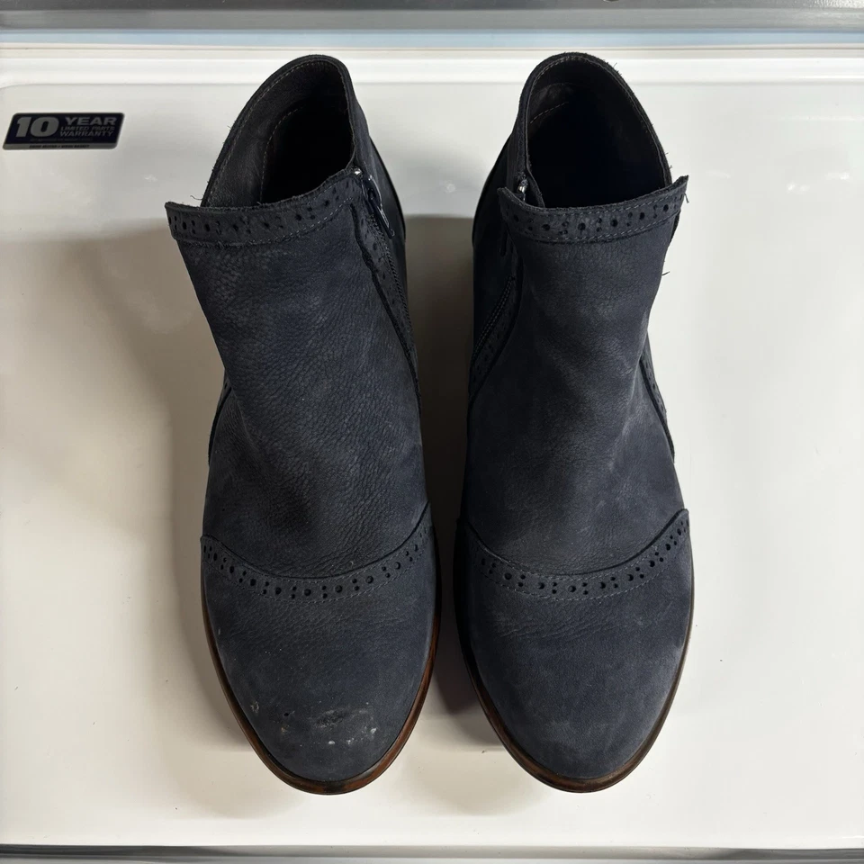 NAOT Nefasi Azul Cuero Nubuck Botines Cremallera Botines Talla 42 Foto 1 de 4