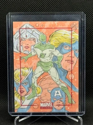 2014 Marvel Universe Series 2 SketchaFEX Sketch Card Mitch Ballard Kree 1/1 - Image 1 of 2