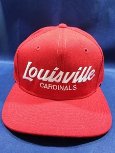 Vintage Louisville Cardinals Sport Specialties Mütze rot verstellbar Snapback Cap - Bild 1 von 11