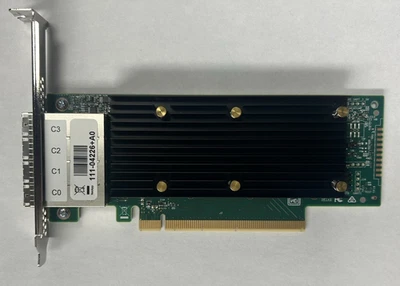 Broadcom 9405W-16e HBA 16 Channel Storage Controller 111-04226+A0 Netapp - Image 1 of 4