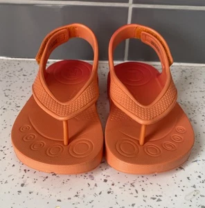 Girl's FitFlop iQushion Back Strap Ombré Flip Flops Toddler Size 7 Uk Eu 24 #804 - Picture 1 of 17