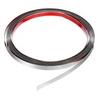 19.7ft x 0.39" Wall Trim Self Adhesive Stainless Steel Mirror Finish Trim Silver