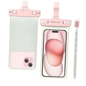 Waterproof Phone Pouch, Waterproof Phone Case for 1 Pack - Luminous Pink7.0" - Zdjęcie 1 z 7