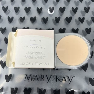 New In Box Mary Kay Timewise Dual Coverage Powder Foundation Ivory 200 Fast Ship - Picture 1 of 2