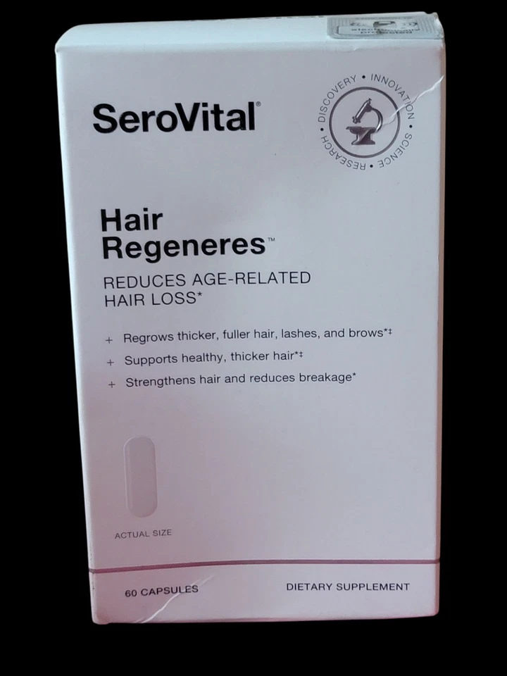 SeroVital Hair Regeneres 60ct Reduces Age Related Hair Loss