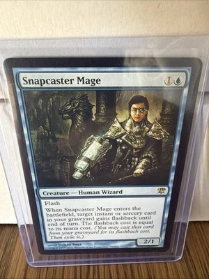 MTG Snapcaster Mage- DAMAGED -Innistrad Magic the Gathering Card # 78 - Image 1 of 4