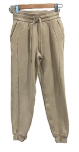 Lululemon Damen Scuba High-Rise Cropped Jogginghose Gr. 0 Trench hellbraun Sweathose - Bild 1 von 12