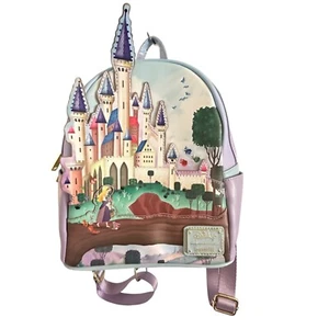 Loungefly Disney Princess Castle Series Sleeping Beauty Mini Backpack New no tag - Picture 1 of 12