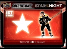 2021-22 Upper Deck Credentials Star Of The Night Taylor Hall #1S-10