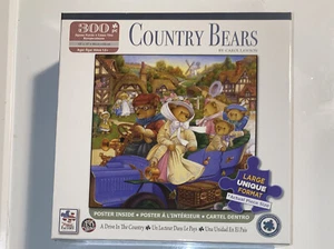 Puzzle 300 Teile Country Bears großes einzigartiges Format & Poster neu versiegelt - Bild 1 von 2