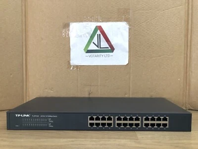 TP-Link TL-SF1024 v8.1 with No Brackets TP-Link 24-Port 10/100 Unmanaged Switch - Image 1 of 4