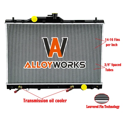 Aluminum Core Radiator 1278 Fit 1991-95 1994 Acura Legend Base GS LS 3.2L V6 AT Foto 1 de 4