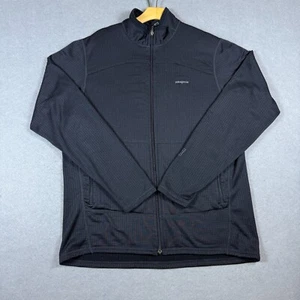 Patagonia Regulator Jacket Mens XL Black Zip Pockets R1 Fleece Full Zip Warm - Picture 1 of 7