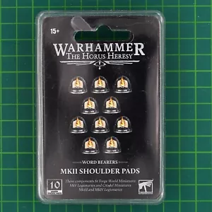 Spalline Word Bearers MKII OOP #15456 Warhammer Horus Heresy Forge World - Foto 1 di 3