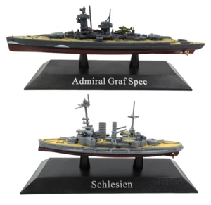 Sammlung von of 2 Kriegsschiffe 1:1250 GRAF SPEE + SCHLESIEN Schiff WSL51 - Bild 1 von 2