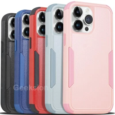 Funda rígida resistente a prueba de golpes para iPhone 14 13 12 11 Plus Pro Max Foto 1 de 4