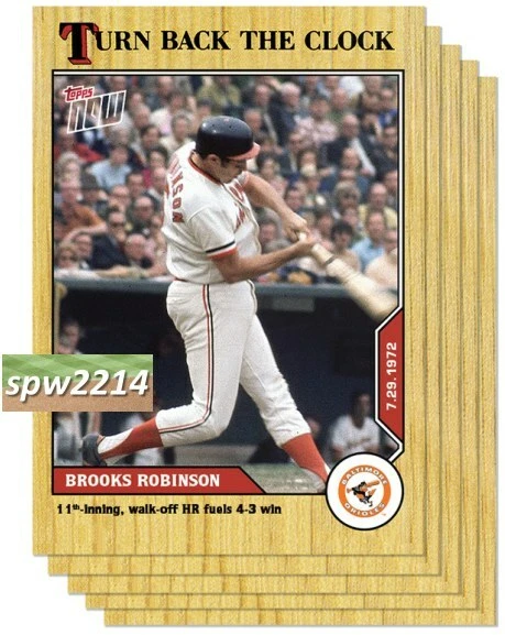 2020 Topps Now Turn Back the Clock Bundle (20 cards) #121-#140 - Image 1 of 1