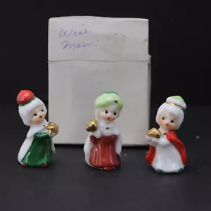 VTG Mid Century Miniature Christmas Porcelain Nativity Wise Men Napco Japan - Picture 1 of 20