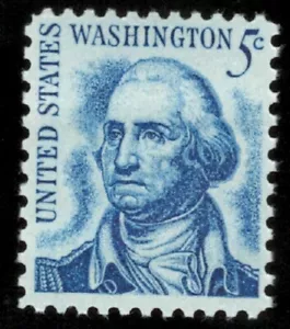 US. 1283. 5c. George Washington, Prominent American. MNH. 1966 - Picture 1 of 1