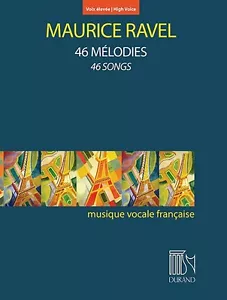 Ravel: 46 Melodies High Voice And Piano Sheet Music Book NEW 050565788 - Picture 1 of 1