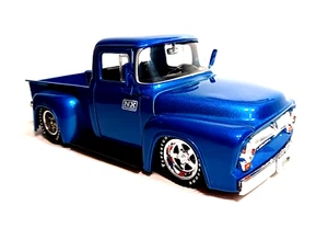 Jada Toys Loose 1:24 Scale 1956 Ford F-100 PU Metallic Blue Nice - Picture 1 of 10