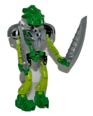 LEGO Bionicle Toa Nuva 8567: Lewa Nuva Green (complete) (No Canister, No Manual) - Image 1 of 4