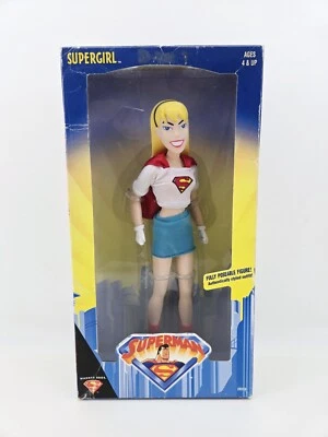 Super Girl The Animated Series Figure Doll 10" Hasbro Kenner 1999 Fully Poseable - Изображение 1 из 4