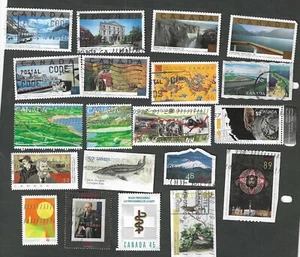 Canada - Twenty different commemorative used stamps (A3)- Excellent condition - Picture 1 of 1