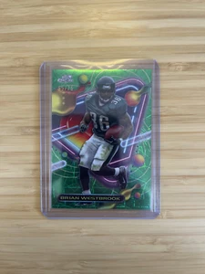 2023 Composite Cosmic Chrome Green Space Dust Refractor /75 Brian Westbrook #291 - Bild 1 von 2
