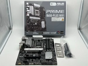 ASUS PRIME B650-PLUS WIFI AMD AM5 ATX motherboard READ/FOR PARTS - Picture 1 of 9