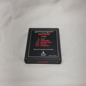 Combat Atari 2600 Spielprogramm CX-2601 Text Label Version *gereinigt & getestet* - Bild 1 von 4