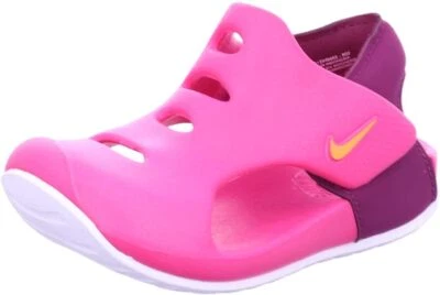 Brand New Original Nike Kids' Sunray Protect 3 (TD) - Pink Prime/Kumquat - Image 1 of 4