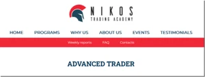 Nikos Trading Academy – Advanced Trader - Picture 1 of 1