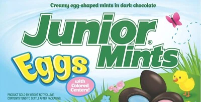 JUNIOR MINT SOFT MILK CHOCOLAT COVERED COLOR CENTER VALUE BULK BAG PRICE NOW!!!! - Image 1 of 3