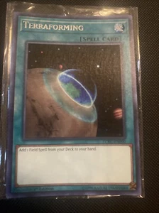 TERRAFORMING SECRET RARE 1ST EDITION LCKC-EN090 YUGIOH! LP - Picture 1 of 6