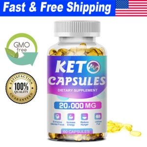 Keto Burn Advanced Weight Loss Fat Burner Diet Pills 60 Ketogenix BHB Ketones - Picture 1 of 12