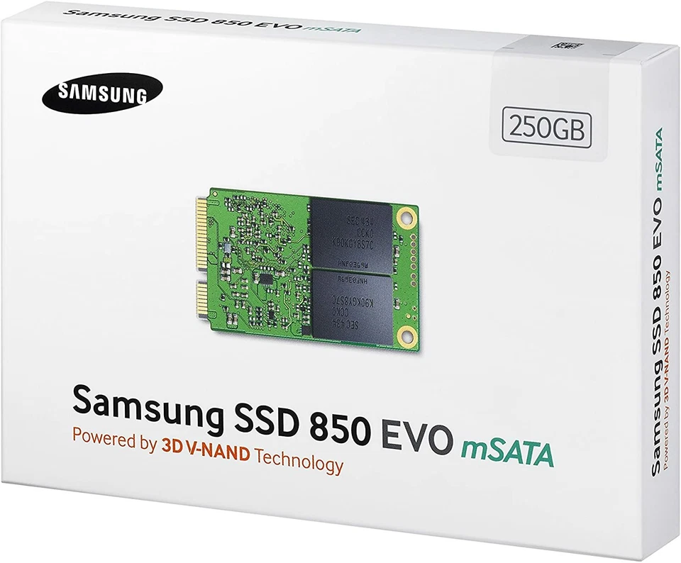 SAMSUNG SSD 850 EVO mSATA 250GB SATA III MZ-M5E250BW MZ-M5E250 solid state drive - Image 1 of 2