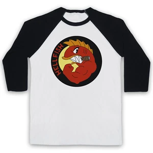 Hellfish Logo Abe Simpson WWII Army Regiment Unit Baseball T-Shirt All Sizes - Picture 1 of 9