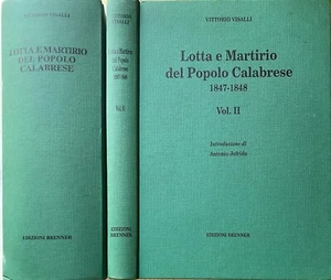 VITTORIO VISALLI LOTTA E MARTIRIO DEL POPOLO CALABRESE 1847-1848 VOLUMI 1-2 NOTE - Imagen 1 de 24