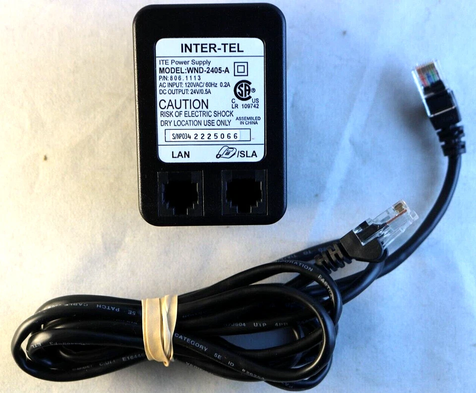 INTER-TEL AXXESS WND-4801-A IP POWER SUPPLY p/n 806.1113 24V OUTPUT TESED - Image 1 of 4