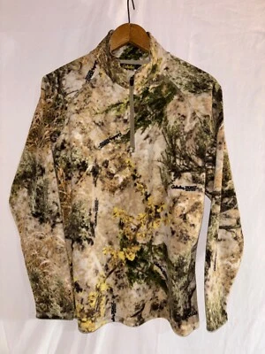 Cabela’s Fleece 1/4 Zip Camo Hunting Shirt Kids Boys XL Brown - Image 1 of 3