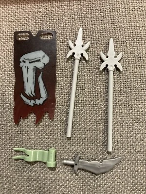 LEGO® Troll Fantasy Castle Lote Armas y Cimitarra Espada Banderas 7037 7097 7040 Foto 1 de 2