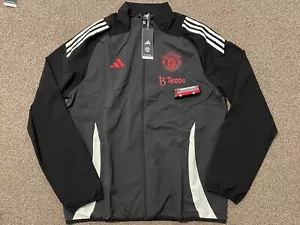 Manchester United European Training Tiro 24 Presentation Track Top Dark Grey - Picture 1 of 2