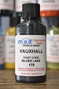 VAUXHALL SILVER LAKE 179 PAINT TOUCH UP KIT 30ML SCRATCH CHIP VECTRA CORSA - Picture 1 of 2