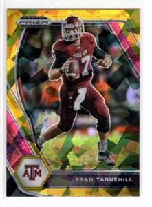 2021 Prizm Draft Gold Cracked Ice Parallel Ryan Tannehill Tennessee Titans #18 - Bild 1 von 2