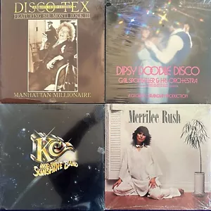 4x Lot Sealed DISCO KC The Sunshine Band Merrilee Rush Disco Tex Gail Sponseller - Imagen 1 de 11